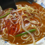 山田うどん - 酢投入～♪