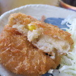 山田うどん - クラムチャウダーコロッケの中身