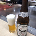 いっちゃん - 瓶ビールはアサヒのドライで。