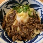 かめや - ぶっかけ肉入り(冷)