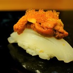 Sushi Tokubei - うに、いか、とびこ