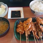 あさひ - 串かつ８本定食890円