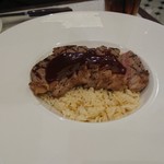 Willie Brothers - 料理写真:1903_Willie Brothers Mall of Indonesia_Special Lunch For 3@149,000Rp_SIRLOIN GARLIC RICE(サーロンステーキライス)