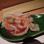 池袋 はなれ - ミノの昆布締め（炙り）