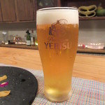 裕の輪 - 生ビール 600円