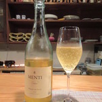 裕の輪 - イタリア自然派スパークリング MENTI  4000円(ボトル)