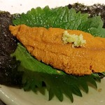 二丁目酒場 - 海苔と大葉との対比…(笑)