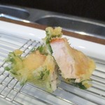 旬彩 天ぷら 心来(しんら） - 金目鯛の大場巻き。　　　　　2019.05.20