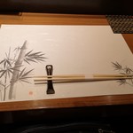 西麻布 鮨葵 - カウンターセッティング