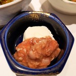 西麻布 鮨葵 - タイの酒盗とクリームチーズ