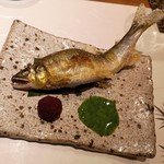 西麻布 鮨葵 - アユの塩焼き