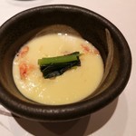 西麻布 鮨葵 - サクラエビの茶碗蒸し