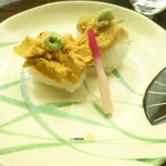 懐石料理 桝田 - 雲丹のお鮨