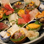 禅紫 - ものすごい大皿お造り