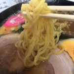 ののむらラーメン - 麺