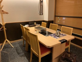 Koshitsu Izakaya Tebaichi - 窓側の席で開放感があります。（４階フロアマップ12卓）