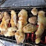 닭 복숭아 고기 유자 후추 구이