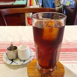 Cafe BLEU - 食後のアイスコーヒーはプラス150円