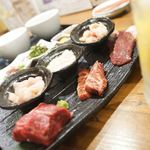 大衆炭火焼肉ジンギスカン ホルモン酒場 風土. - 定食的なセレクト