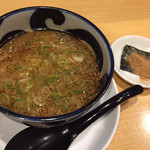 鶏そば一休 - 料理写真:つけ麺のタレ（魚粉別皿）
サッパリしてます