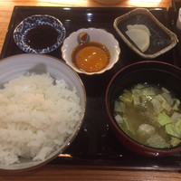 和み酒 仁 - ご飯+お味噌汁