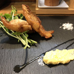 麺庵 小島流 - 「のどぐろのフリット（ハーフ）」500円