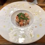 麺庵 小島流 - 「サーモンタルタル」780円