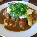 いずみバーグ - 自家製タルタルチキンカツカレー