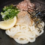 うどん居酒屋 海士麺蔵 - サービスランチのミニうどん(冷)