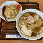 肉よし - 特製チャーシューメン＆チャーハン