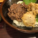 Yano ya - 肉ぶっかけうどん（冷）918円税込