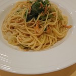 リストランテ ラ チャウ - 桜エビとキャベツのペペロンチーノ