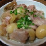 海上海 - 鶏肉と栗のザーサイ蒸し（550円）