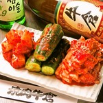 Assorted kimchi