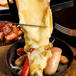 Melty Raclette Cheese Sausage