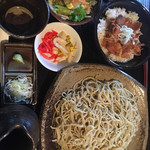 SOBA DINING KOSUGE - ミニトロもつ丼セット