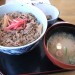 レストラン彩湖 - 湧別牛丼