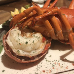 『千住の海老料理専門店』Shrimp Dining EBIZO 北千住 - オマール海老のスチームグリル。
      美味し。