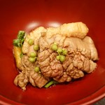 鳥田中 - 京鴨のすきやき　和歌山県産クレソンと奈良県産の山椒