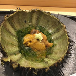 あま木 - むらさき雲丹　ジュレで