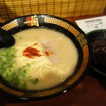 一蘭 - ラーメン＋きくらげ