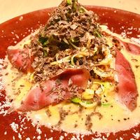 MAKIBI - 河内鴨と生ハム トリュフのアクセント龍の卵タヤリン