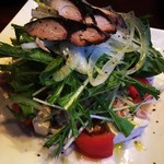 散歩亭 - サバ節、トマト豆腐のサラダ