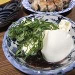 豆腐工房 白壁 - 青ネギも入れないかん
九条ネギばい