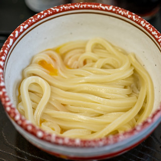 日の出製麺所 - 料理写真:2019.5 釜玉 小（160円）