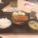 松のや - 定食¥400。