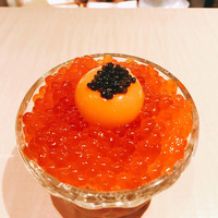 肉寿司 イタリアンバル 閂 心斎橋店 - いくらとキャビアのTKG