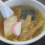 竹林坊 - Aセットのハーフラーメン