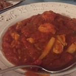 Ristorante Su Cumbidu - トマトソースでパスタが見えない（笑）