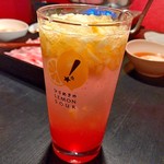 全席個室居酒屋 にっぽん市 - ピンクレモネードジュレップサワー